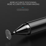Penna capacitiva touch screen per telefono cellulare 2 in 1 in finta porcellana per Apple / Huawei / Xiaomi / Samsung