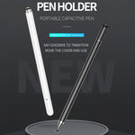 Penna capacitiva touch screen per telefono cellulare 2 in 1 in finta porcellana per Apple / Huawei / Xiaomi / Samsung