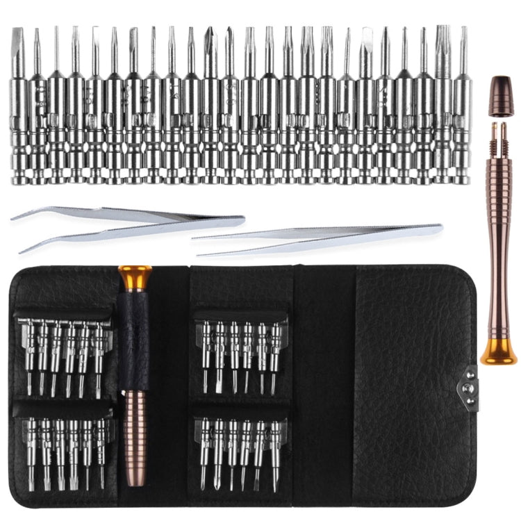 27 in 1 Portable Magnetic Suction Screwdriver Set, Tablet Mobile Phone Maintenance Tool, 27 in 1