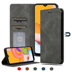 Custodia in pelle a vibrazione orizzontale magnetica per affari Retro Skin Feel, For Samsung Galaxy A01 (EU), For Samsung Galaxy A11 (US), For Samsung Galaxy A21  (EU), For Samsung Galaxy A31