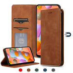 Custodia in pelle a vibrazione orizzontale magnetica per affari Retro Skin Feel, For Samsung Galaxy A01 (EU), For Samsung Galaxy A11 (US), For Samsung Galaxy A21  (EU), For Samsung Galaxy A31