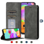 Custodia in pelle a vibrazione orizzontale magnetica per affari Retro Skin Feel, For Samsung Galaxy A01 (EU), For Samsung Galaxy A11 (US), For Samsung Galaxy A21  (EU), For Samsung Galaxy A31