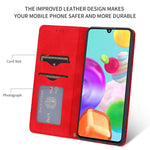 Custodia in pelle a vibrazione orizzontale magnetica per affari Retro Skin Feel, For Samsung Galaxy A41 (EU), For Samsung Galaxy A51 5G, For Samsung Galaxy A71 5G, For Samsung Galaxy Note 10 Lite/A81