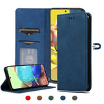 Custodia in pelle a vibrazione orizzontale magnetica per affari Retro Skin Feel, For Samsung Galaxy A41 (EU), For Samsung Galaxy A51 5G, For Samsung Galaxy A71 5G, For Samsung Galaxy Note 10 Lite/A81