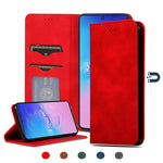 Custodia in pelle a vibrazione orizzontale magnetica per affari Retro Skin Feel, For Samsung Galaxy S10 Lite/A91, For Samsung Galaxy A21s