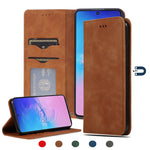 Custodia in pelle a vibrazione orizzontale magnetica per affari Retro Skin Feel, For Samsung Galaxy S10 Lite/A91, For Samsung Galaxy A21s