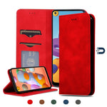 Custodia in pelle a vibrazione orizzontale magnetica per affari Retro Skin Feel, For Samsung Galaxy S10 Lite/A91, For Samsung Galaxy A21s