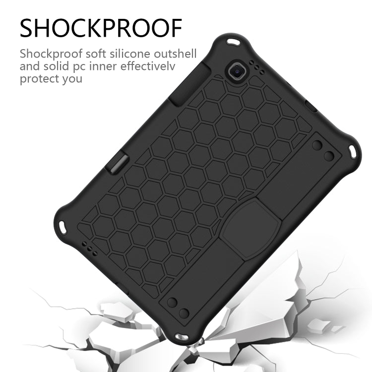 Design a nido d'ape Materiale EVA + PC Guscio protettivo piatto anticaduta a quattro angoli con cinturino, For Galaxy Tab S6 Lite P610, For  Galaxy Tab S6 Lite P610