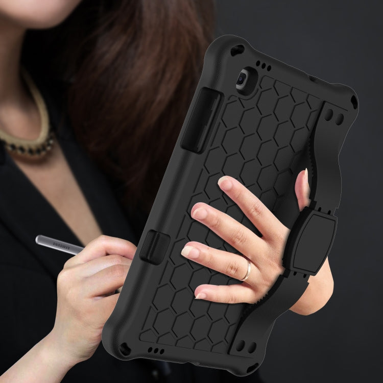 Design a nido d'ape Materiale EVA + PC Guscio protettivo piatto anticaduta a quattro angoli con cinturino, For Galaxy Tab S6 Lite P610, For  Galaxy Tab S6 Lite P610