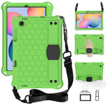 Design a nido d'ape Materiale EVA + PC Guscio protettivo piatto anticaduta a quattro angoli con cinturino, For Galaxy Tab S6 Lite P610, For  Galaxy Tab S6 Lite P610