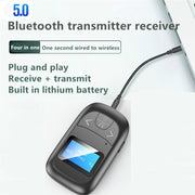 Adattatore Bluetooth 2 in 1 con display LCD