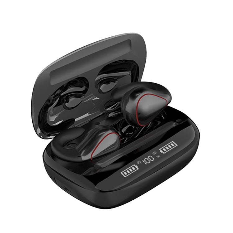 T20 TWS Bluetooth 5.0 Touch Auricolare Bluetooth senza fili con display a tre LED della batteria e scatola di ricarica, chiamata di supporto e assistente vocale