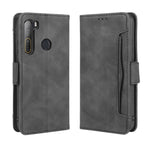 Per HTC Desire 20 Pro Custodia in pelle con motivo a portafoglio stile pelle di vitello ， con slot per schede separato, For HTC Desire 20 Pro