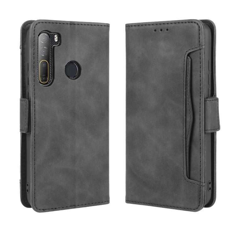 Per HTC Desire 20 Pro Custodia in pelle con motivo a portafoglio stile pelle di vitello ， con slot per schede separato, For HTC Desire 20 Pro