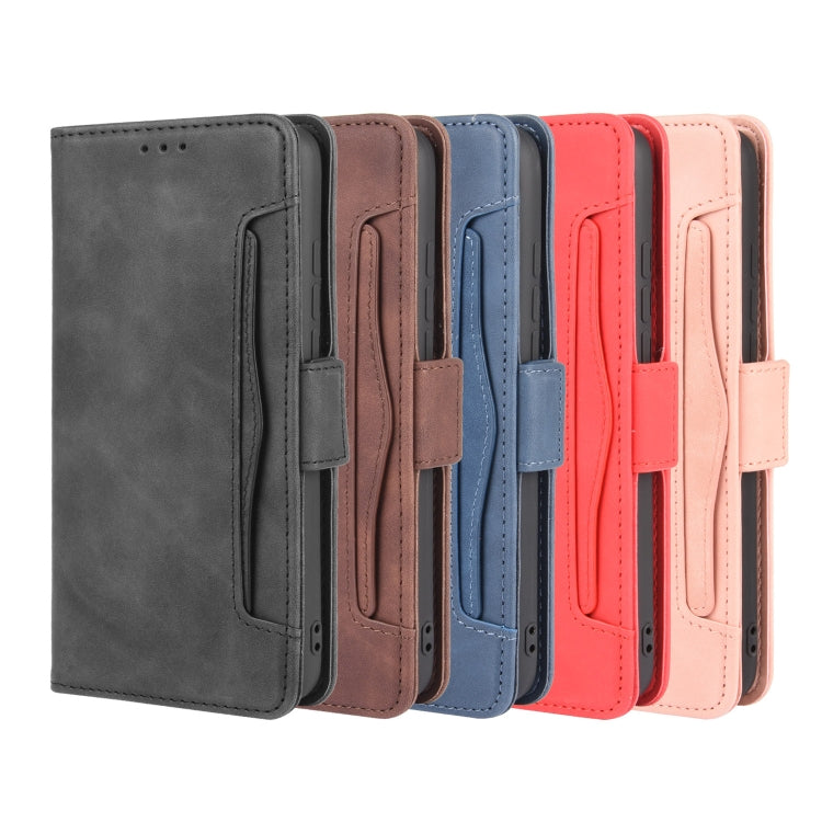 Per HTC Desire 20 Pro Custodia in pelle con motivo a portafoglio stile pelle di vitello ， con slot per schede separato, For HTC Desire 20 Pro