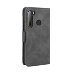 Per HTC Desire 20 Pro Custodia in pelle con motivo a portafoglio stile pelle di vitello ， con slot per schede separato, For HTC Desire 20 Pro