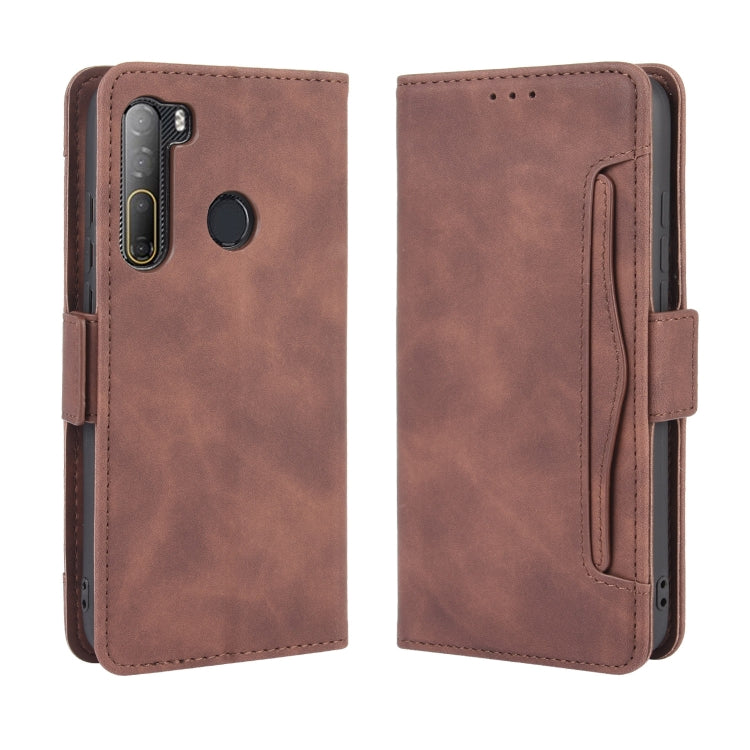 Per HTC Desire 20 Pro Custodia in pelle con motivo a portafoglio stile pelle di vitello ， con slot per schede separato, For HTC Desire 20 Pro