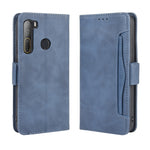Per HTC Desire 20 Pro Custodia in pelle con motivo a portafoglio stile pelle di vitello ， con slot per schede separato, For HTC Desire 20 Pro