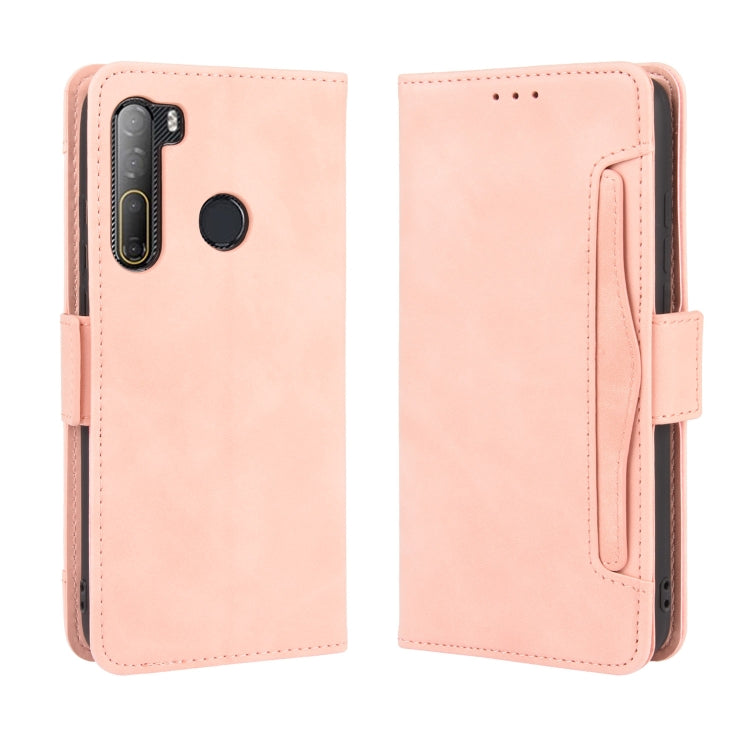 Per HTC Desire 20 Pro Custodia in pelle con motivo a portafoglio stile pelle di vitello ， con slot per schede separato, For HTC Desire 20 Pro