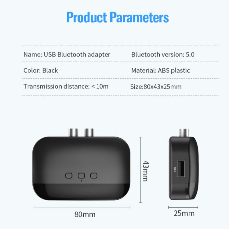 Ricevitore Bluetooth 5.0 con NFC per altoparlanti
