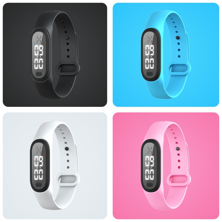 Q2 Braccialetto repellente per zanzare elettronico ad ultrasuoni per esterni, supporto per modalità a tre marce e visualizzazione dell'ora, Q2 (White), Q2 (Black), Q2 (Pink), Q2 (Blue)