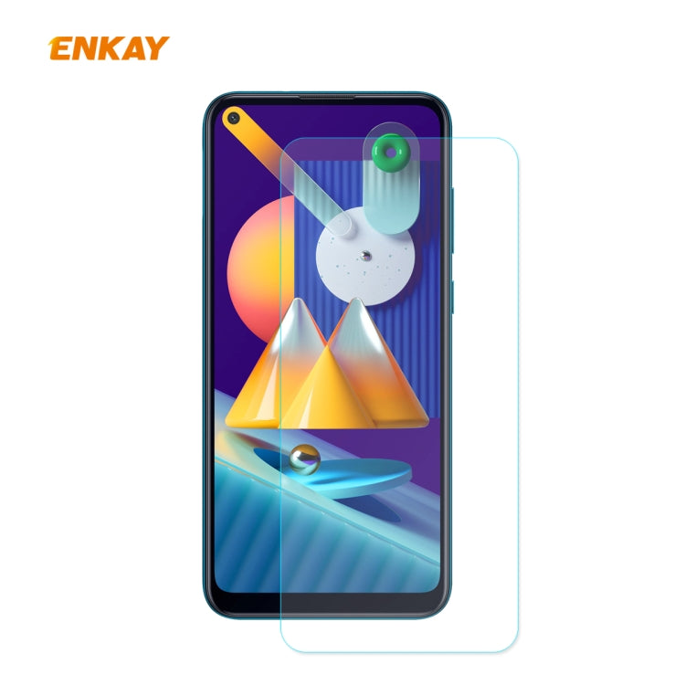 ENKAY Hat-Prince 0.26mm 9H 2.5D Pellicola in vetro temperato con bordo curvo, For Samsung Galaxy A01, For Samsung Galaxy A10s, For Samsung Galaxy A11 / M11, For Samsung Galaxy A21, For Samsung Galaxy A21s, For Samsung Galaxy A31, For Samsung Galaxy A41...