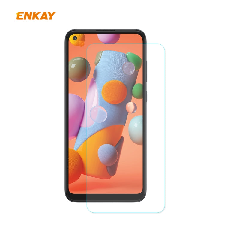 ENKAY Hat-Prince 0.26mm 9H 2.5D Pellicola in vetro temperato con bordo curvo, For Samsung Galaxy A01, For Samsung Galaxy A10s, For Samsung Galaxy A11 / M11, For Samsung Galaxy A21, For Samsung Galaxy A21s, For Samsung Galaxy A31, For Samsung Galaxy A41...