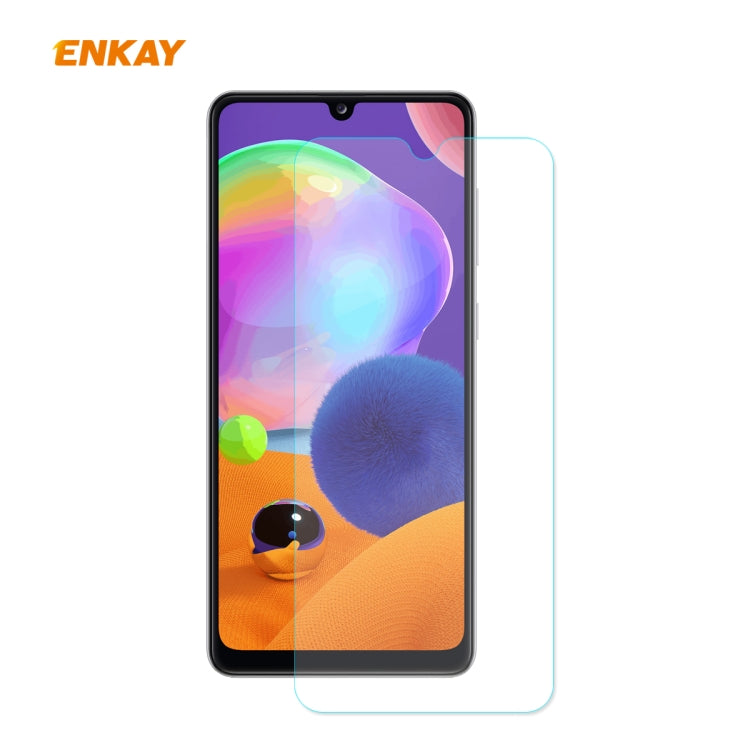 ENKAY Hat-Prince 0.26mm 9H 2.5D Pellicola in vetro temperato con bordo curvo, For Samsung Galaxy A01, For Samsung Galaxy A10s, For Samsung Galaxy A11 / M11, For Samsung Galaxy A21, For Samsung Galaxy A21s, For Samsung Galaxy A31, For Samsung Galaxy A41...