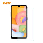 2 PZ ENKAY Hat-Prince 0.26mm 9H 2.5D Pellicola in vetro temperato con bordo curvo, For Samsung Galaxy A01, For Samsung Galaxy A10s, For Samsung Galaxy A11 / Galaxy M11, For Samsung Galaxy A21, For Samsung Galaxy A21s, For Samsung Galaxy A31            ...