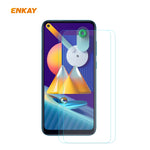 2 PZ ENKAY Hat-Prince 0.26mm 9H 2.5D Pellicola in vetro temperato con bordo curvo, For Samsung Galaxy A01, For Samsung Galaxy A10s, For Samsung Galaxy A11 / Galaxy M11, For Samsung Galaxy A21, For Samsung Galaxy A21s, For Samsung Galaxy A31            ...