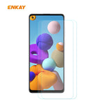 2 PZ ENKAY Hat-Prince 0.26mm 9H 2.5D Pellicola in vetro temperato con bordo curvo, For Samsung Galaxy A01, For Samsung Galaxy A10s, For Samsung Galaxy A11 / Galaxy M11, For Samsung Galaxy A21, For Samsung Galaxy A21s, For Samsung Galaxy A31            ...