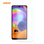 2 PZ ENKAY Hat-Prince 0.26mm 9H 2.5D Pellicola in vetro temperato con bordo curvo, For Samsung Galaxy A01, For Samsung Galaxy A10s, For Samsung Galaxy A11 / Galaxy M11, For Samsung Galaxy A21, For Samsung Galaxy A21s, For Samsung Galaxy A31            ...