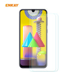 2 PZ ENKAY Hat-Prince 0.26mm 9H 2.5D Pellicola in vetro temperato con bordo curvo, For Samsung Galaxy A01, For Samsung Galaxy A10s, For Samsung Galaxy A11 / Galaxy M11, For Samsung Galaxy A21, For Samsung Galaxy A21s, For Samsung Galaxy A31            ...