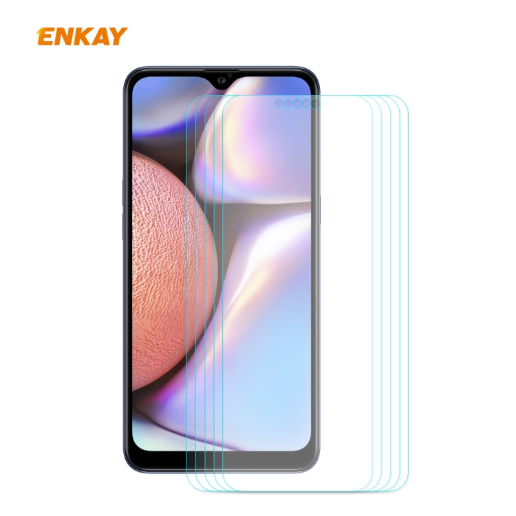 5PCS ENKAY Hat-Prince 0.26mm 9H 2.5D Pellicola in vetro temperato con bordo curvo, For Samsung Galaxy A01, For Samsung Galaxy A10s, For Samsung Galaxy A11 / M11, For Samsung Galaxy A21, For Samsung Galaxy A21s, For Samsung Galaxy M31 / M21             ...