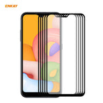 5 PZ ENKAY Hat-Prince Full Glue 0.26mm 9H 2.5D Pellicola a copertura totale in vetro temperato, For Galaxy A01 5 PCS, For Samsung Galaxy A31, For Samsung Galaxy A41, For Samsung Galaxy M31 / M21, For Galaxy A11 / M11 5 PCS, For Galaxy A21s 5pcs