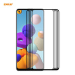 5 PZ ENKAY Hat-Prince Full Glue 0.26mm 9H 2.5D Pellicola a copertura totale in vetro temperato, For Galaxy A01 5 PCS, For Samsung Galaxy A31, For Samsung Galaxy A41, For Samsung Galaxy M31 / M21, For Galaxy A11 / M11 5 PCS, For Galaxy A21s 5pcs