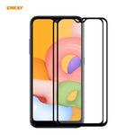 2 PZ ENKAY Hat-Prince Full Glue 0.26mm 9H 2.5D Pellicola a copertura totale in vetro temperato, For Galaxy A01 2 PCS, For Samsung Galaxy A41, For  Galaxy A11 / M11 2 PCS, For Samsung Galaxy M31 / M21, For Galaxy A21s 2pcs, For Galaxy A31 2 PCS