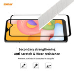 2 PZ ENKAY Hat-Prince Full Glue 0.26mm 9H 2.5D Pellicola a copertura totale in vetro temperato, For Galaxy A01 2 PCS, For Samsung Galaxy A41, For  Galaxy A11 / M11 2 PCS, For Samsung Galaxy M31 / M21, For Galaxy A21s 2pcs, For Galaxy A31 2 PCS