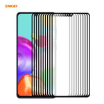 10 PZ ENKAY Hat-Prince Full Glue 0.26mm 9H 2.5D Pellicola a copertura totale in vetro temperato, For Galaxy A01 10 PCS, For Samsung Galaxy M31 / M21, For Galaxy A11 / M11 10 PCS, For Galaxy A21s 10pcs, For Galaxy A31 10 PCS, For Galaxy A41 10 PCS