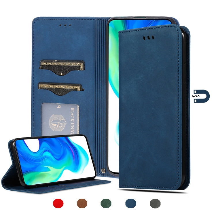 Custodia in pelle a vibrazione orizzontale magnetica per affari Retro Skin Feel, For Redmi K30 & Poco X2, For Redmi K30 Pro / Poco F2 Pro, For Redmi Note 9 / Redmi 10X 4G, For Redmi Note 9 Pro / Note 9S