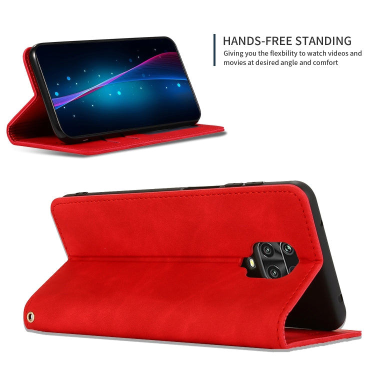 Custodia in pelle a vibrazione orizzontale magnetica per affari Retro Skin Feel, For Xiaomi Poco M2 Pro, For Xiaomi Mi CC9 Pro / Note 10