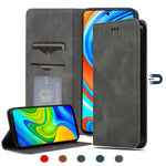 Custodia in pelle a vibrazione orizzontale magnetica per affari Retro Skin Feel, For Xiaomi Poco M2 Pro, For Xiaomi Mi CC9 Pro / Note 10