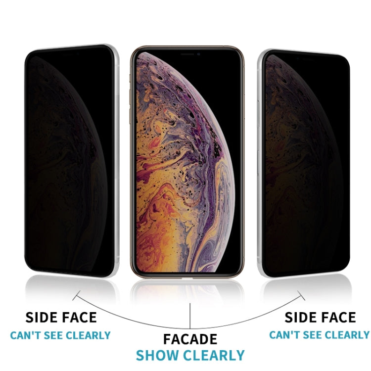 mocolo 0.33mm 9H 2.5D Full Glue Privacy Pellicola in vetro temperato antiriflesso, For iPhone 12, For iPhone 12 Pro, For iPhone 12 Pro Max