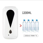 Dispenser automatico per sterilizzazione a goccia con sensore a infrarossi touchless da parete da 1200 ml