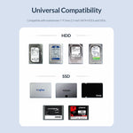Custodia per disco rigido portatile USB-C/Type-C da 2,5 pollici ORICO 2526C3