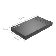 Custodia per disco rigido portatile USB-C/Type-C da 2,5 pollici ORICO 2526C3