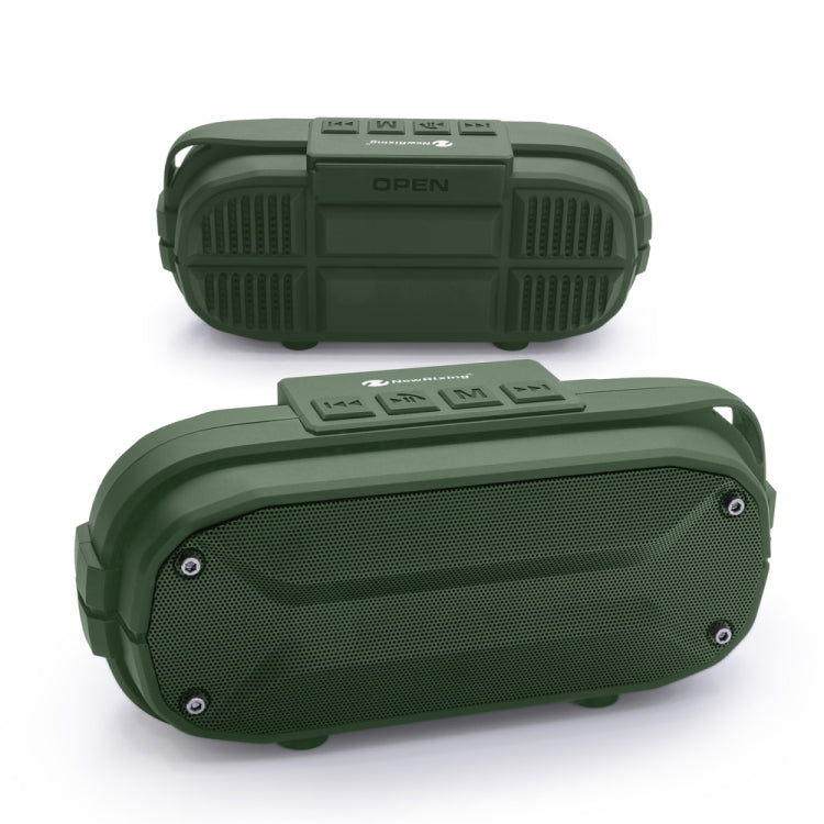 NewRixing NR3023 Altoparlante Bluetooth wireless stereo portatile, microfono integrato, supporto TF Card / FM