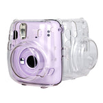 Richwell Custodia da trasporto Custodia rigida in cristallo con tracolla per Fujifilm Instax Mini 11