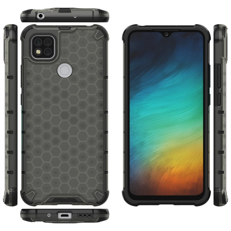 Per Xiaomi Redmi 9C Custodia antiurto a nido d'ape per PC + TPU, For Xiaomi Redmi 9C, Xiaomi Redmi 9C