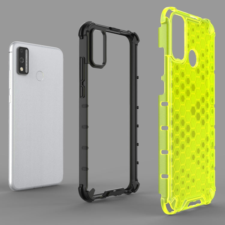 Per Huawei Honor 9X Lite antiurto a nido d'ape PC + custodia in TPU, For Huawei Honor 9X Lite